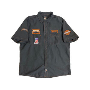 Harley Davidson Genuine Workwear Sales Shirt Size XL Hammond LA Nametag Caden